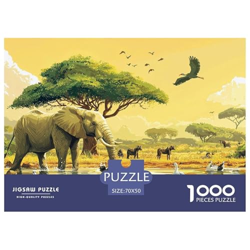 1000-teilige Elefanten Geschicklichkeitsspiel Puzzles Für Erwachsen Lernspiel Premium Quality Geschenke Für Die Ganze Familie 70x50cm/1000pcs 1000-teilige Elefanten Geschicklichkeitsspiel Puzzles Für Erwachsen Lernspiel Premium Quality Geschenke Für Die Ganze Familie 70x50cm/1000pcs von UJSDVNNJJ
