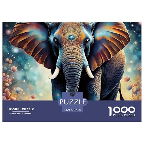 1000-teilige Elefanten Geschicklichkeitsspiel Puzzles Für Erwachsen Lernspiel Premium Quality Geschenke Für Die Ganze Familie 70x50cm/1000pcs 1000-teilige Elefanten Geschicklichkeitsspiel Puzzles Für Erwachsen Lernspiel Premium Quality Geschenke Für Die Ganze Familie 70x50cm/1000pcs von UJSDVNNJJ