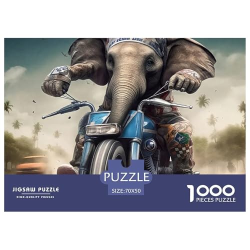 1000-teilige Elefanten Geschicklichkeitsspiel Puzzles Für Erwachsen Lernspiel Premium Quality Geschenke Für Die Ganze Familie 70x50cm/1000pcs 1000-teilige Elefanten Geschicklichkeitsspiel Puzzles Für Erwachsen Lernspiel Premium Quality Geschenke Für Die Ganze Familie 70x50cm/1000pcs von UJSDVNNJJ