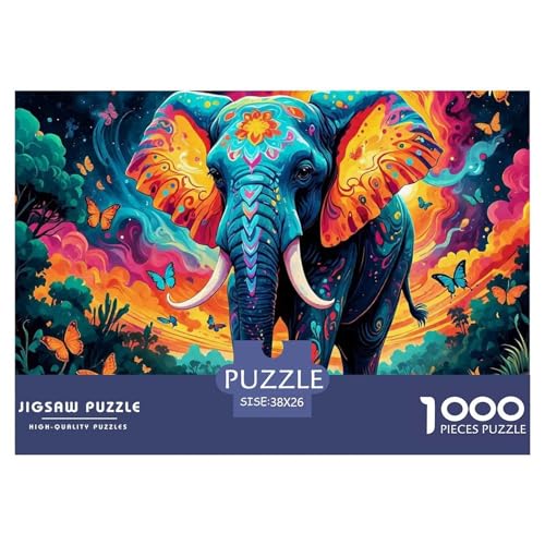 1000-teilige Elefanten Geschicklichkeitsspiel Puzzles Für Erwachsen Lernspiel Premium Quality Geschenke Für Erwachsene Und Kinder Ab 14 Jahren 38x26cm/1000pcs 1000-teilige Elefanten Geschicklichkeitsspiel Puzzles Für Erwachsen Lernspiel Premium Quality Geschenke Für Erwachsene Und Kinder Ab 14 Jahren 38x26cm/1000pcs von UJSDVNNJJ