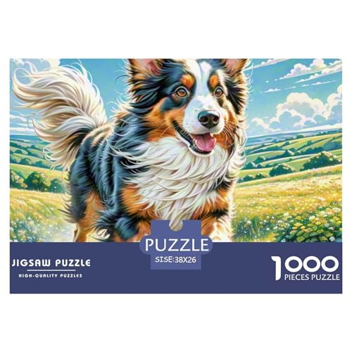 1000-teilige Englischer Springer Spaniel Pädagogisches Spiel Puzzles Für Erwachsen Herausforderung Spielzeug Premium Quality Geschenke Für Erwachsene Und Kinder Ab 14 Jahren 38x26cm/1000pcs von UJSDVNNJJ