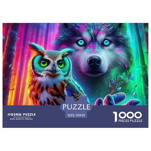 1000-teilige Eule Geschicklichkeitsspiel Puzzles Für Erwachsen Lernspiel Premium Quality Geschenke Für Die Ganze Familie 70x50cm/1000pcs 1000-teilige Eule Geschicklichkeitsspiel Puzzles Für Erwachsen Lernspiel Premium Quality Geschenke Für Die Ganze Familie 70x50cm/1000pcs von UJSDVNNJJ