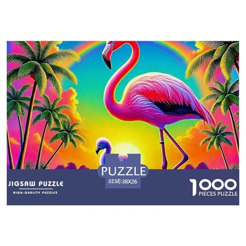 1000-teilige Flamingo Geschicklichkeitsspiel Puzzles Für Erwachsen Lernspiel Premium Quality Geschenke Für Die Ganze Familie 38x26cm/1000pcs 1000-teilige Flamingo Geschicklichkeitsspiel Puzzles Für Erwachsen Lernspiel Premium Quality Geschenke Für Die Ganze Familie 38x26cm/1000pcs von UJSDVNNJJ