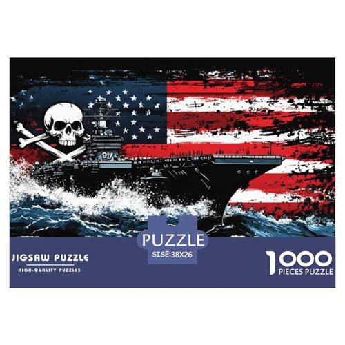 1000-teilige Flugzeuge Carrier Pädagogisches Spiel Puzzles Für Erwachsen Lernspiel Premium Quality Geschenke Für Die Ganze Familie 38x26cm/1000pcs von UJSDVNNJJ