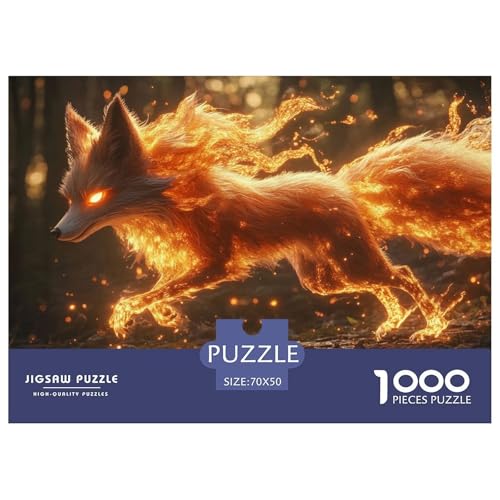 1000-teilige Fox Geschicklichkeitsspiel Puzzles Für Erwachsen Herausforderung Spielzeug Premium Quality Geschenke Für Die Ganze Familie 70x50cm/1000pcs 1000-teilige Fox Geschicklichkeitsspiel Puzzles Für Erwachsen Herausforderung Spielzeug Premium Quality Geschenke Für Die Ganze Familie 70x50cm/1000pcs von UJSDVNNJJ
