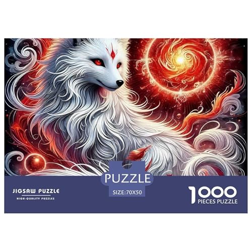 1000-teilige Fox Geschicklichkeitsspiel Puzzles Für Erwachsen Lernspiel Premium Quality Geschenke Für Erwachsene Und Kinder Ab 14 Jahren 70x50cm/1000pcs 1000-teilige Fox Geschicklichkeitsspiel Puzzles Für Erwachsen Lernspiel Premium Quality Geschenke Für Erwachsene Und Kinder Ab 14 Jahren 70x50cm/1000pcs von UJSDVNNJJ