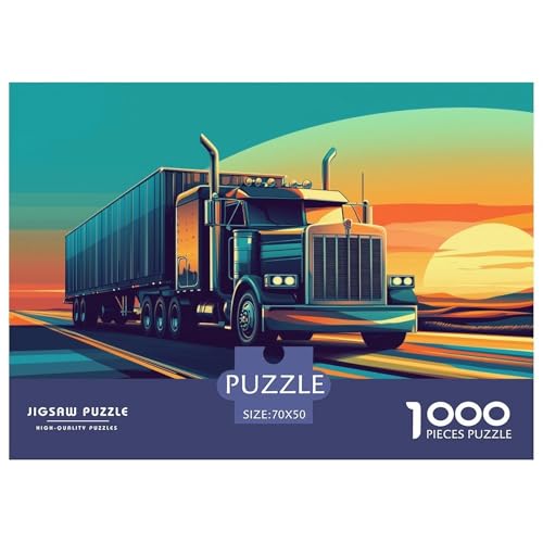 1000-teilige Großer LKW Pädagogisches Spiel Puzzles Für Erwachsen Lernspiel Premium Quality Geschenke Für Die Ganze Familie 70x50cm/1000pcs 1000-teilige Großer LKW Pädagogisches Spiel Puzzles Für Erwachsen Lernspiel Premium Quality Geschenke Für Die Ganze Familie 70x50cm/1000pcs von UJSDVNNJJ