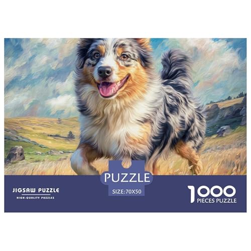 1000-teilige Haustierhund Geschicklichkeitsspiel Puzzles Für Erwachsen Herausforderung Spielzeug Premium Quality Geschenke Für Die Ganze Familie 70x50cm/1000pcs von UJSDVNNJJ