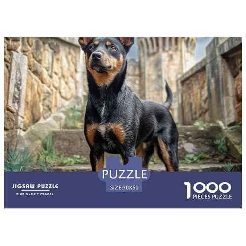 1000-teilige Haustierhund Geschicklichkeitsspiel Puzzles Für Erwachsen Herausforderung Spielzeug Premium Quality Geschenke Für Die Ganze Familie 70x50cm/1000pcs von UJSDVNNJJ
