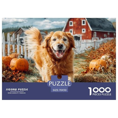 1000-teilige Haustierhund Geschicklichkeitsspiel Puzzles Für Erwachsen Lernspiel Premium Quality Geschenke Für Erwachsene Und Kinder Ab 14 Jahren 70x50cm/1000pcs von UJSDVNNJJ