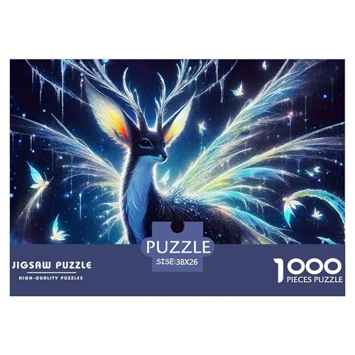 1000-teilige Hirsch Geschicklichkeitsspiel Puzzles Für Erwachsen Lernspiel Premium Quality Geschenke Für Erwachsene Und Kinder Ab 14 Jahren 38x26cm/1000pcs 1000-teilige Hirsch Geschicklichkeitsspiel Puzzles Für Erwachsen Lernspiel Premium Quality Geschenke Für Erwachsene Und Kinder Ab 14 Jahren 38x26cm/1000pcs von UJSDVNNJJ