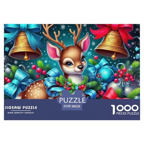 1000-teilige Hirsch Geschicklichkeitsspiel Puzzles Für Erwachsen Lernspiel Premium Quality Geschenke Für Erwachsene Und Kinder Ab 14 Jahren 38x26cm/1000pcs 1000-teilige Hirsch Geschicklichkeitsspiel Puzzles Für Erwachsen Lernspiel Premium Quality Geschenke Für Erwachsene Und Kinder Ab 14 Jahren 38x26cm/1000pcs von UJSDVNNJJ