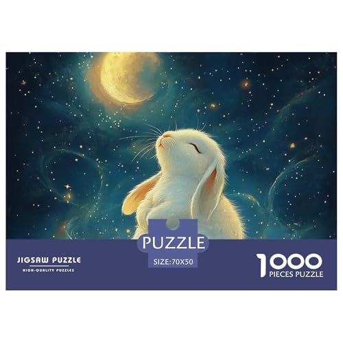 1000-teilige Kaninchen Geschicklichkeitsspiel Puzzles Für Erwachsen Lernspiel Premium Quality Geschenke Für Erwachsene Und Kinder Ab 14 Jahren 70x50cm/1000pcs 1000-teilige Kaninchen Geschicklichkeitsspiel Puzzles Für Erwachsen Lernspiel Premium Quality Geschenke Für Erwachsene Und Kinder Ab 14 Jahren 70x50cm/1000pcs von UJSDVNNJJ