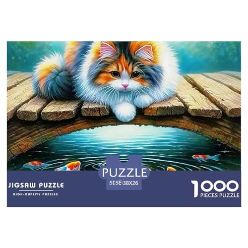 1000-teilige Katze Geschicklichkeitsspiel Katze Puzzles Für Erwachsen Lernspiel Premium Quality Geschenke Für Die Ganze Familie 38x26cm/1000pcs 1000-teilige Katze Geschicklichkeitsspiel Katze Puzzles Für Erwachsen Lernspiel Premium Quality Geschenke Für Die Ganze Familie 38x26cm/1000pcs von UJSDVNNJJ