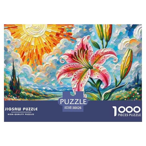 1000-teilige Lilie Geschicklichkeitsspiel Puzzles Für Erwachsen Herausforderung Spielzeug Premium Quality Geschenke Für Die Ganze Familie 38x26cm/1000pcs 1000-teilige Lilie Geschicklichkeitsspiel Puzzles Für Erwachsen Herausforderung Spielzeug Premium Quality Geschenke Für Die Ganze Familie 38x26cm/1000pcs von UJSDVNNJJ