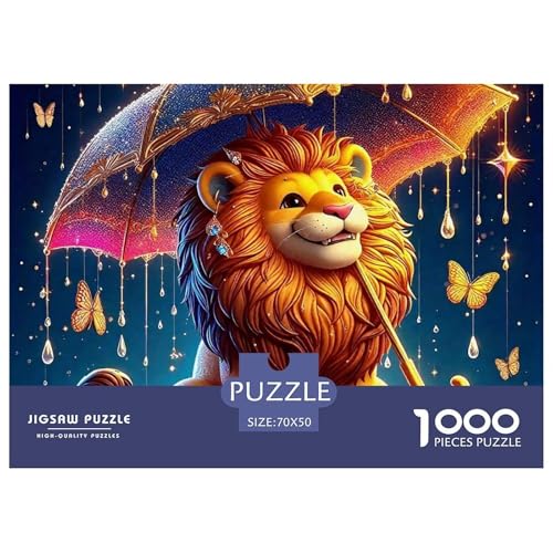 1000-teilige Löwen Geschicklichkeitsspiel Puzzles Für Erwachsen Lernspiel Premium Quality Geschenke Für Erwachsene Und Kinder Ab 14 Jahren 70x50cm/1000pcs 1000-teilige Löwen Geschicklichkeitsspiel Puzzles Für Erwachsen Lernspiel Premium Quality Geschenke Für Erwachsene Und Kinder Ab 14 Jahren 70x50cm/1000pcs von UJSDVNNJJ