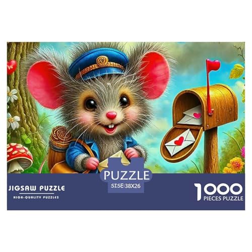 1000-teilige Maus Geschicklichkeitsspiel Puzzles Für Erwachsen Lernspiel Premium Quality Geschenke Für Die Ganze Familie 38x26cm/1000pcs von UJSDVNNJJ