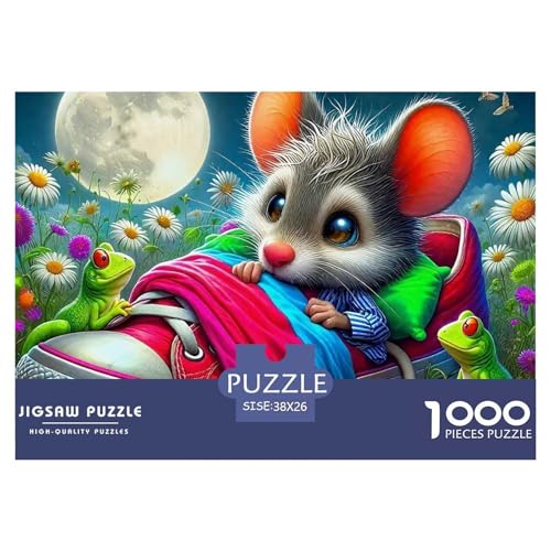 1000-teilige Maus Geschicklichkeitsspiel Puzzles Für Erwachsen Lernspiel Premium Quality Geschenke Für Erwachsene Und Kinder Ab 14 Jahren 38x26cm/1000pcs von UJSDVNNJJ