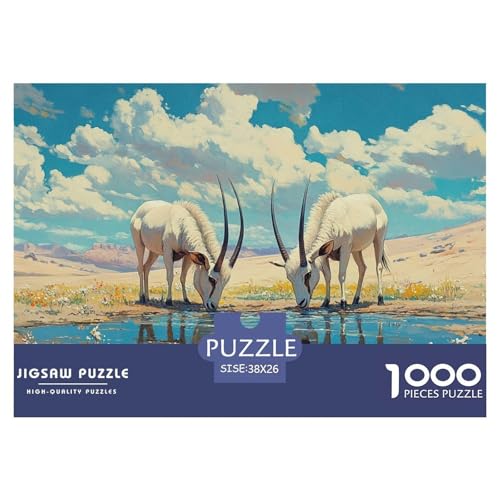 1000-teilige Mongolische Gazelle Pädagogisches Spiel Herbst Plateau Puzzles Für Erwachsen Lernspiel Premium Quality Geschenke Für Erwachsene Und Kinder Ab 14 Jahren 38x26cm/1000pcs 1000-teilige Mongolische Gazelle Pädagogisches Spiel Herbst Plateau Puzzles Für Erwachsen Lernspiel Premium Quality Geschenke Für Erwachsene Und Kinder Ab 14 Jahren 38x26cm/1000pcs von UJSDVNNJJ