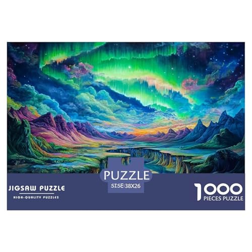 1000-teilige Nordlichter Geschicklichkeitsspiel Puzzles Für Erwachsen Lernspiel Premium Quality Stress Abbauen Für Die Ganze Familie 38x26cm/1000pcs 1000-teilige Nordlichter Geschicklichkeitsspiel Puzzles Für Erwachsen Lernspiel Premium Quality Stress Abbauen Für Die Ganze Familie 38x26cm/1000pcs von UJSDVNNJJ