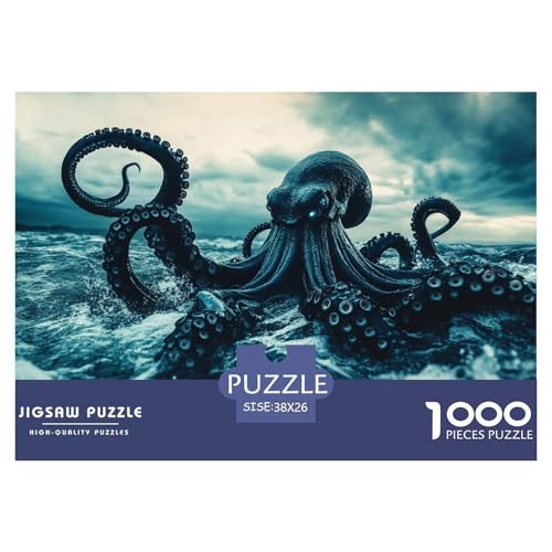 1000-teilige Octopus Pädagogisches Spiel Puzzles Für Erwachsen Herausforderung Spielzeug Premium Quality Stress Abbauen Für Die Ganze Familie 38x26cm/1000pcs 1000-teilige Octopus Pädagogisches Spiel Puzzles Für Erwachsen Herausforderung Spielzeug Premium Quality Stress Abbauen Für Die Ganze Familie 38x26cm/1000pcs von UJSDVNNJJ