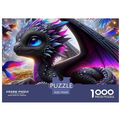 1000-teilige Pterosaurus Geschicklichkeitsspiel Puzzles Für Erwachsen Herausforderung Spielzeug Premium Quality Geschenke Für Die Ganze Familie 70x50cm/1000pcs von UJSDVNNJJ