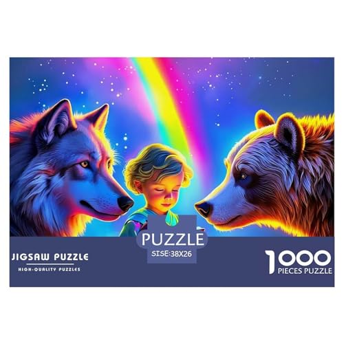1000-teilige Regenbogen Geschicklichkeitsspiel Regenbogen Puzzles Für Erwachsen Lernspiel Premium Quality Geschenke Für Die Ganze Familie 38x26cm/1000pcs 1000-teilige Regenbogen Geschicklichkeitsspiel Regenbogen Puzzles Für Erwachsen Lernspiel Premium Quality Geschenke Für Die Ganze Familie 38x26cm/1000pcs von UJSDVNNJJ