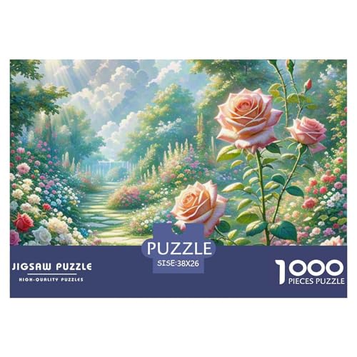 1000-teilige Rose Geschicklichkeitsspiel Puzzles Für Erwachsen Lernspiel Premium Quality Geschenke Für Die Ganze Familie 38x26cm/1000pcs 1000-teilige Rose Geschicklichkeitsspiel Puzzles Für Erwachsen Lernspiel Premium Quality Geschenke Für Die Ganze Familie 38x26cm/1000pcs von UJSDVNNJJ