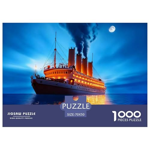 1000-teilige Schiff und Mondlicht Geschicklichkeitsspiel Schiff und Mondlicht Puzzles Für Erwachsen Lernspiel Premium Quality Stress Abbauen Für Erwachsene Und Kinder Ab 14 Jahren 70x50cm/1000pcs 1000-teilige Schiff und Mondlicht Geschicklichkeitsspiel Schiff und Mondlicht Puzzles Für Erwachsen Lernspiel Premium Quality Stress Abbauen Für Erwachsene Und Kinder Ab 14 Jahren 70x50cm/1000pcs von UJSDVNNJJ
