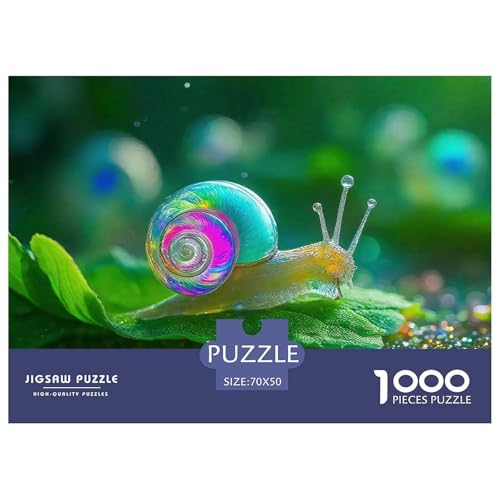 1000-teilige Schnecke Pädagogisches Spiel Schnecke Puzzles Für Erwachsen Lernspiel Premium Quality Geschenke Für Erwachsene Und Kinder Ab 14 Jahren 70x50cm/1000pcs 1000-teilige Schnecke Pädagogisches Spiel Schnecke Puzzles Für Erwachsen Lernspiel Premium Quality Geschenke Für Erwachsene Und Kinder Ab 14 Jahren 70x50cm/1000pcs von UJSDVNNJJ