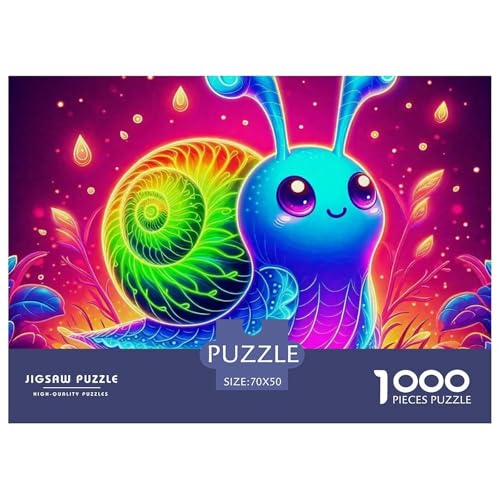 1000-teilige Schnecke Pädagogisches Spiel Schnecke Puzzles Für Erwachsen Lernspiel Premium Quality Stress Abbauen Für Erwachsene Und Kinder Ab 14 Jahren 70x50cm/1000pcs 1000-teilige Schnecke Pädagogisches Spiel Schnecke Puzzles Für Erwachsen Lernspiel Premium Quality Stress Abbauen Für Erwachsene Und Kinder Ab 14 Jahren 70x50cm/1000pcs von UJSDVNNJJ