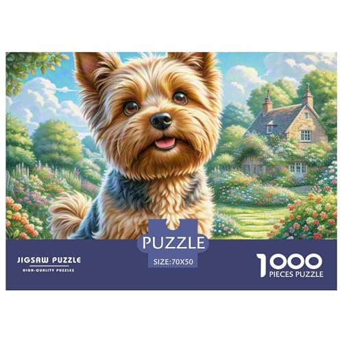 1000-teilige Schottischer Terrier Geschicklichkeitsspiel Puzzles Für Erwachsen Herausforderung Spielzeug Premium Quality Stress Abbauen Für Erwachsene Und Kinder Ab 14 Jahren 70x50cm/1000pcs von UJSDVNNJJ