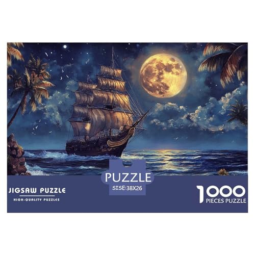 1000-teilige Segelboot Geschicklichkeitsspiel Puzzles Für Erwachsen Herausforderung Spielzeug Premium Quality Geschenke Für Erwachsene Und Kinder Ab 14 Jahren 38x26cm/1000pcs 1000-teilige Segelboot Geschicklichkeitsspiel Puzzles Für Erwachsen Herausforderung Spielzeug Premium Quality Geschenke Für Erwachsene Und Kinder Ab 14 Jahren 38x26cm/1000pcs von UJSDVNNJJ