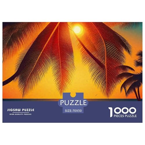 1000-teilige Sonnenuntergang Strand Geschicklichkeitsspiel Sonnenuntergang Strand Puzzles Für Erwachsen Herausforderung Spielzeug Premium Quality Stress Abbauen Für Die Ganze Familie 70x50cm/1000pcs 1000-teilige Sonnenuntergang Strand Geschicklichkeitsspiel Sonnenuntergang Strand Puzzles Für Erwachsen Herausforderung Spielzeug Premium Quality Stress Abbauen Für Die Ganze Familie 70x50cm/1000pcs von UJSDVNNJJ