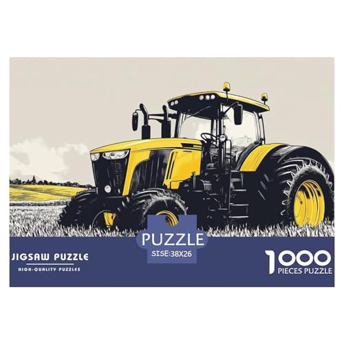 1000-teilige Traktor Geschicklichkeitsspiel Träumiger Stil Puzzles Für Erwachsen Lernspiel Premium Quality Geschenke Für Erwachsene Und Kinder Ab 14 Jahren 38x26cm/1000pcs von UJSDVNNJJ