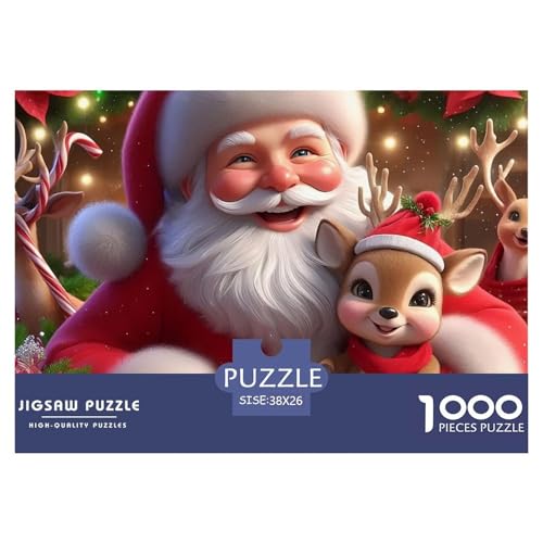 1000-teilige Weihnachtsmann Geschicklichkeitsspiel Puzzles Für Erwachsen Lernspiel Premium Quality Geschenke Für Die Ganze Familie 38x26cm/1000pcs 1000-teilige Weihnachtsmann Geschicklichkeitsspiel Puzzles Für Erwachsen Lernspiel Premium Quality Geschenke Für Die Ganze Familie 38x26cm/1000pcs von UJSDVNNJJ