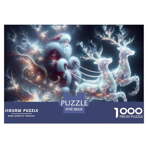 1000-teilige Weihnachtsmann Geschicklichkeitsspiel Puzzles Für Erwachsen Lernspiel Premium Quality Geschenke Für Erwachsene Und Kinder Ab 14 Jahren 38x26cm/1000pcs 1000-teilige Weihnachtsmann Geschicklichkeitsspiel Puzzles Für Erwachsen Lernspiel Premium Quality Geschenke Für Erwachsene Und Kinder Ab 14 Jahren 38x26cm/1000pcs von UJSDVNNJJ