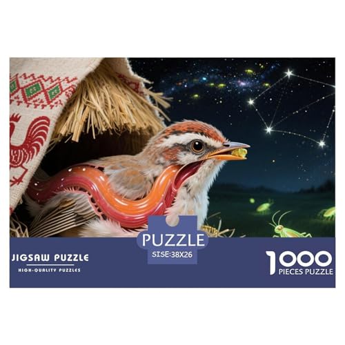 1000-teilige Wildtiere Geschicklichkeitsspiel Nachtingal Puzzles Für Erwachsen Lernspiel Premium Quality Geschenke Für Die Ganze Familie 38x26cm/1000pcs 1000-teilige Wildtiere Geschicklichkeitsspiel Nachtingal Puzzles Für Erwachsen Lernspiel Premium Quality Geschenke Für Die Ganze Familie 38x26cm/1000pcs von UJSDVNNJJ
