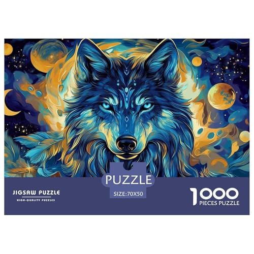 1000-teilige Wolf Pädagogisches Spiel Café Puzzles Für Erwachsen Lernspiel Premium Quality Geschenke Für Erwachsene Und Kinder Ab 14 Jahren 70x50cm/1000pcs 1000-teilige Wolf Pädagogisches Spiel Café Puzzles Für Erwachsen Lernspiel Premium Quality Geschenke Für Erwachsene Und Kinder Ab 14 Jahren 70x50cm/1000pcs von UJSDVNNJJ