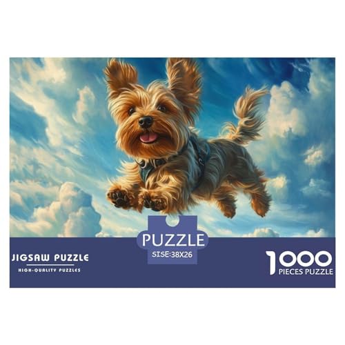 1000-teilige Yorkshire Terrier Geschicklichkeitsspiel Puzzles Für Erwachsen Lernspiel Premium Quality Geschenke Für Die Ganze Familie 38x26cm/1000pcs 1000-teilige Yorkshire Terrier Geschicklichkeitsspiel Puzzles Für Erwachsen Lernspiel Premium Quality Geschenke Für Die Ganze Familie 38x26cm/1000pcs von UJSDVNNJJ