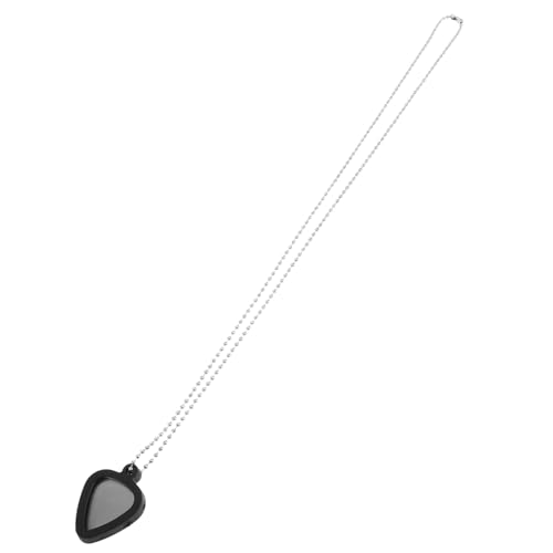 UKCOCO 1 Satz Gitarren-Pick-Halskette Guitar Picks Holder Gitarrenplektren für E-Gitarre Gitarrenschmuck Pick-Halter Plektrumhalter für E-Gitarre Rostfreier Stahl Black UKCOCO 1 Satz Gitarren-Pick-Halskette Guitar Picks Holder Gitarrenplektren für E-Gitarre Gitarrenschmuck Pick-Halter Plektrumhalter für E-Gitarre Rostfreier Stahl Black von UKCOCO