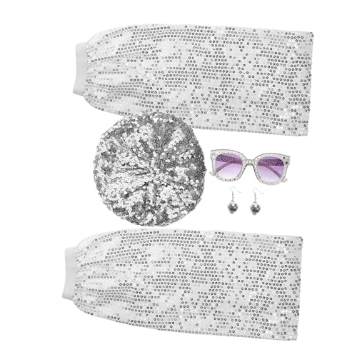 UKCOCO 1 Satz Hip-Hop-Kleidung Discokugel-Schmuck für Damen Kostümohrringe Disco-Schmuck glitzernde Disco-Ohrringe ausgefallene Accessoires Disco -Outfit Plastik Silver UKCOCO 1 Satz Hip-Hop-Kleidung Discokugel-Schmuck für Damen Kostümohrringe Disco-Schmuck glitzernde Disco-Ohrringe ausgefallene Accessoires Disco -Outfit Plastik Silver von UKCOCO