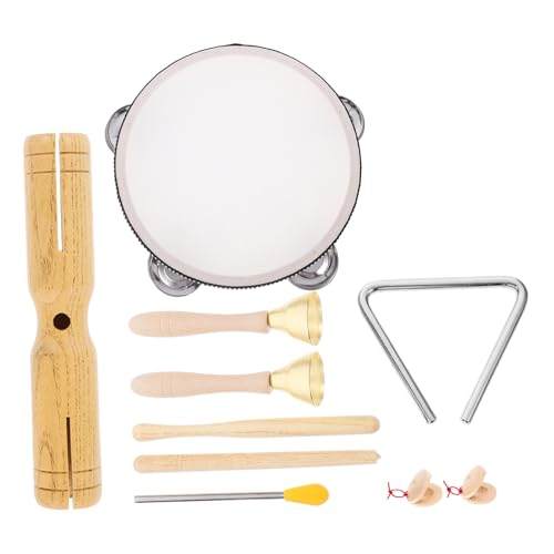 UKCOCO 1 Satz Holz Musikinstrumenten für Kleinkinder Teiliges Schlagzeugset Musikalität und Hand Auge Koordination Langlebig und Sicher UKCOCO 1 Satz Holz Musikinstrumenten für Kleinkinder Teiliges Schlagzeugset Musikalität und Hand Auge Koordination Langlebig und Sicher von UKCOCO
