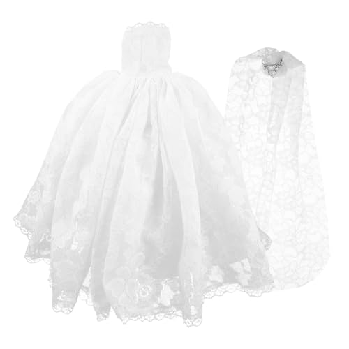 UKCOCO 1 Satz Mini -Puppen -Hochzeitskleid Die Dolly heiraten traditionell Prinzessin realistisch Mini-Puppenhauszubehör Zubehör für Puppenhäuser Hochzeit Braut Kopfschmuck Polyester Weiß UKCOCO 1 Satz Mini -Puppen -Hochzeitskleid Die Dolly heiraten traditionell Prinzessin realistisch Mini-Puppenhauszubehör Zubehör für Puppenhäuser Hochzeit Braut Kopfschmuck Polyester Weiß von UKCOCO