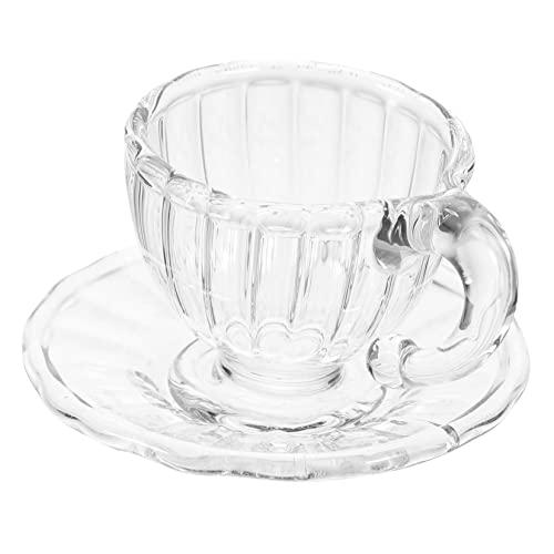 UKCOCO 1 Satz Modell mit Glasteller und Tasse Zubehör für DIY Puppenhäuser Fördert Kreatives und Handfertigkeit UKCOCO 1 Satz Modell mit Glasteller und Tasse Zubehör für DIY Puppenhäuser Fördert Kreatives und Handfertigkeit von UKCOCO