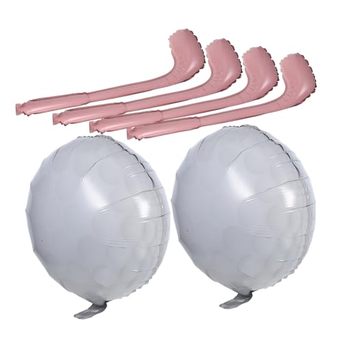 UKCOCO 1 Satz Sportballons Für Party Golf-geburtstagsdekoration Aufblasbarer Ballon Golfbürodekor Golfballons Zubehör Für Golfpartys Neue Golfbälle Partyzubehör Aluminiumfolie von UKCOCO