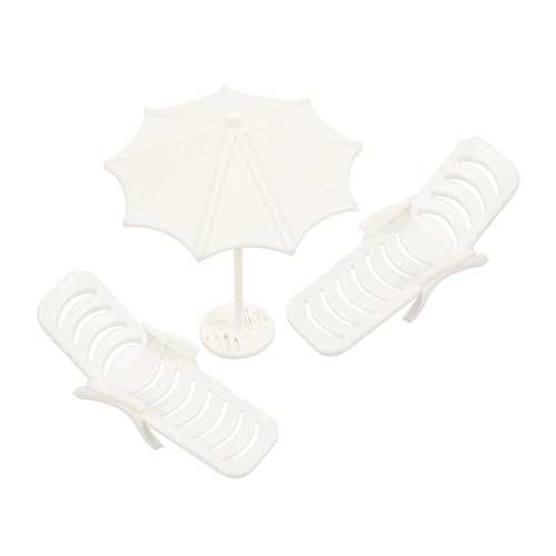 UKCOCO 1 Satz Sun Regenschirm Beach Stuhl Set Set Mini-liegestuhl-Modell Mini-Ornament Mini-strandkorb Mit Mikrolandschaft Mini -hausdekoration Miniatur-puppenstuhl Stuhlmodell Weiß Abs UKCOCO 1 Satz Sun Regenschirm Beach Stuhl Set Set Mini-liegestuhl-Modell Mini-Ornament Mini-strandkorb Mit Mikrolandschaft Mini -hausdekoration Miniatur-puppenstuhl Stuhlmodell Weiß Abs von UKCOCO