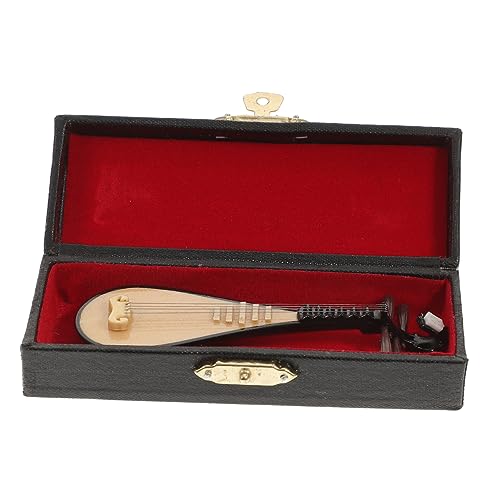 UKCOCO 1 Stück PIPA -Modellschmuck Miniatur -Musikinstrument kleines Musikinstrument Kleine Musikinstrumente Miniaturlaute Dekoration von Musikinstrumentenmodellen Kleiner Mini Holz Khaki UKCOCO 1 Stück PIPA -Modellschmuck Miniatur -Musikinstrument kleines Musikinstrument Kleine Musikinstrumente Miniaturlaute Dekoration von Musikinstrumentenmodellen Kleiner Mini Holz Khaki von UKCOCO