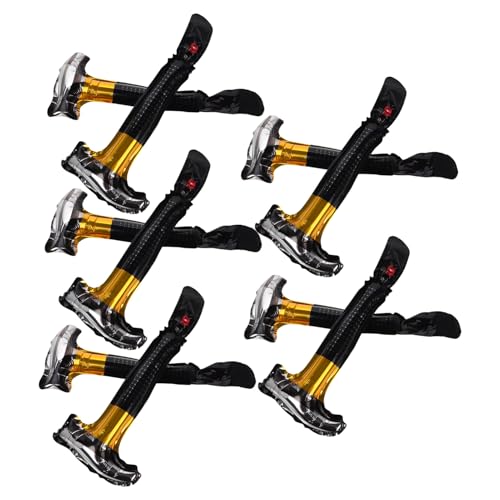 UKCOCO 10 Stück Ballonhammer Party Bagger Folienballons Geburtstagsballons Fake Hammer Aufblasbares Konstruktionswerkzeug Aufblasbarer Hammer Babyhammer Kleinkindhammer von UKCOCO