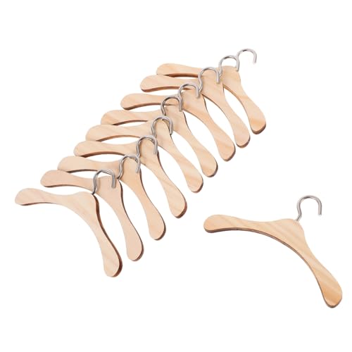 UKCOCO 10 Stück Holz Kleiderbügel für Bjd Puppen Miniatur Puppenzubehör für Puppenkleidung Robuste Holzaufhänger für Puppen und Dekoratives Zubehör für Puppenhäuser UKCOCO 10 Stück Holz Kleiderbügel für Bjd Puppen Miniatur Puppenzubehör für Puppenkleidung Robuste Holzaufhänger für Puppen und Dekoratives Zubehör für Puppenhäuser von UKCOCO